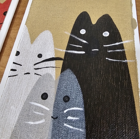 Derp Cats Painting 2pc Set - Picture 3 of 3